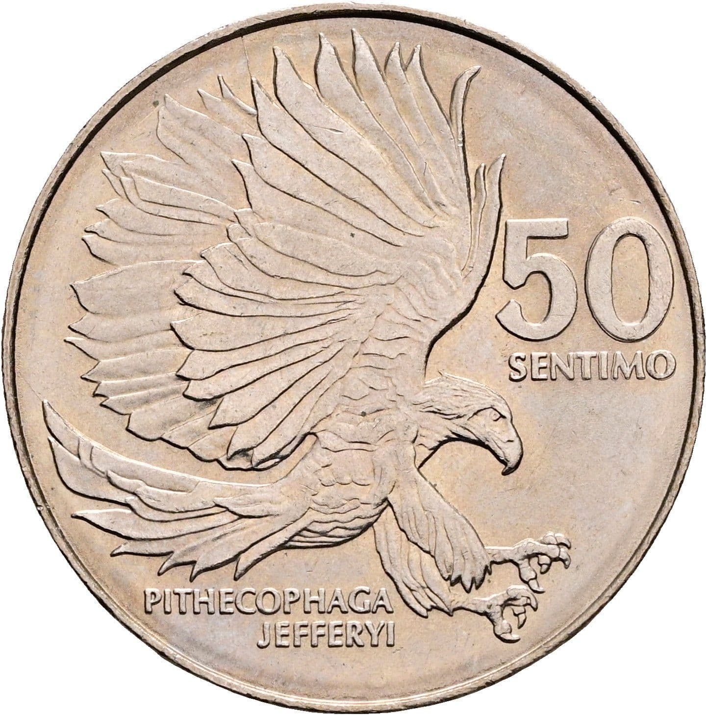 50 Sentimo 1990 – Rückseite
