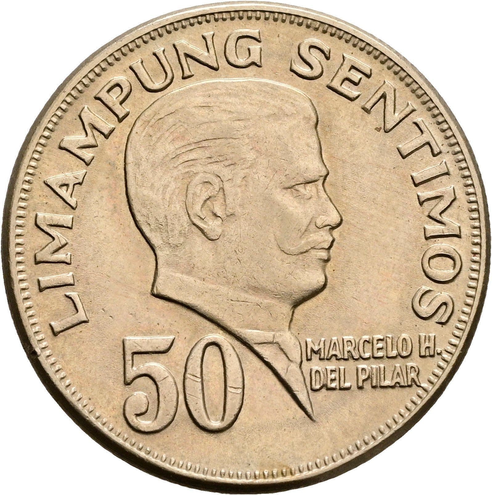50 Sentimos 1971 – Vorderseite