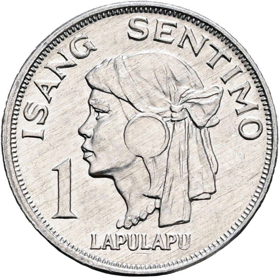 1 Sentimo 1974 – Vorderseite