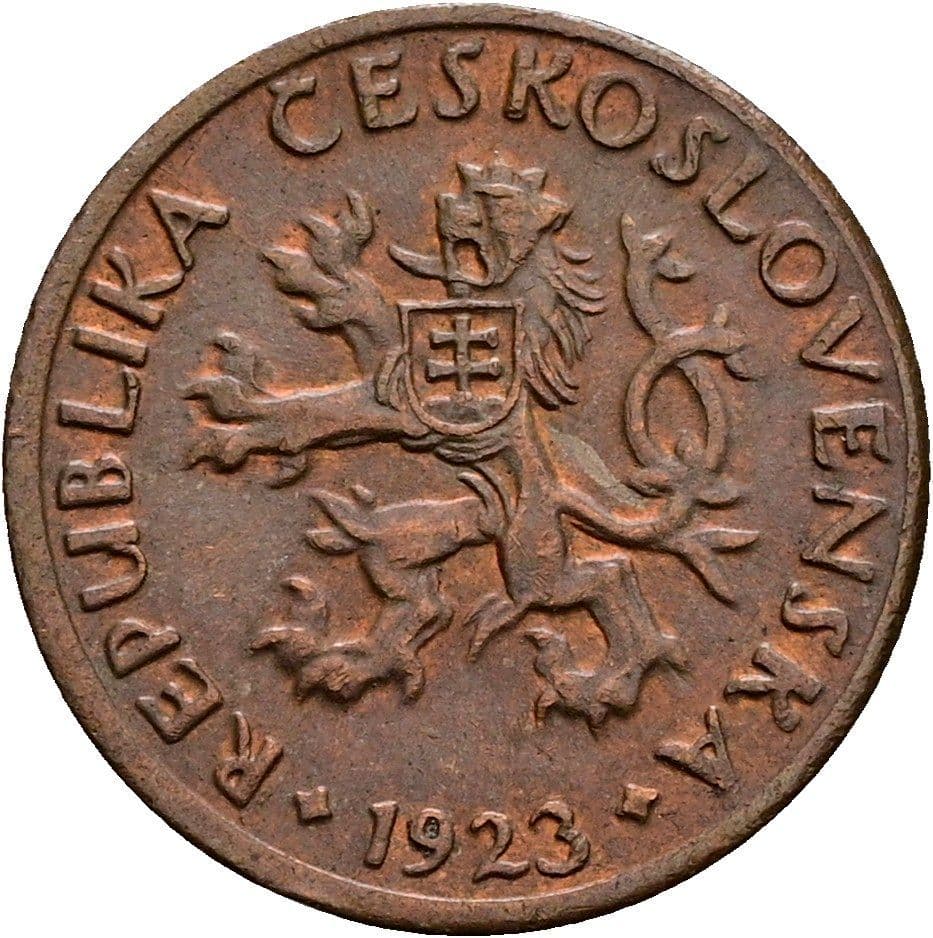 5 Haleru 1923 – Rückseite