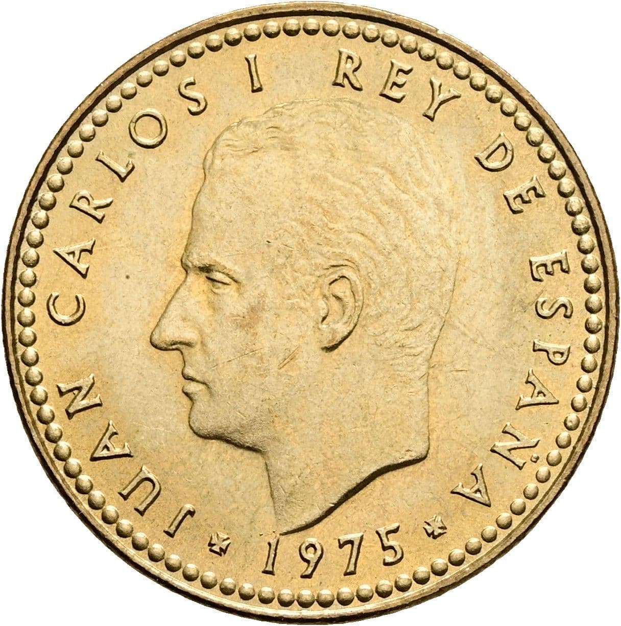 1 Peseta 1975 – Vorderseite