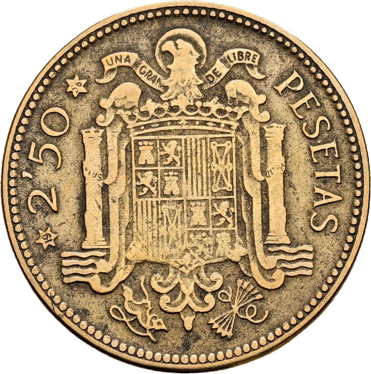 2 1/2 Pesetas