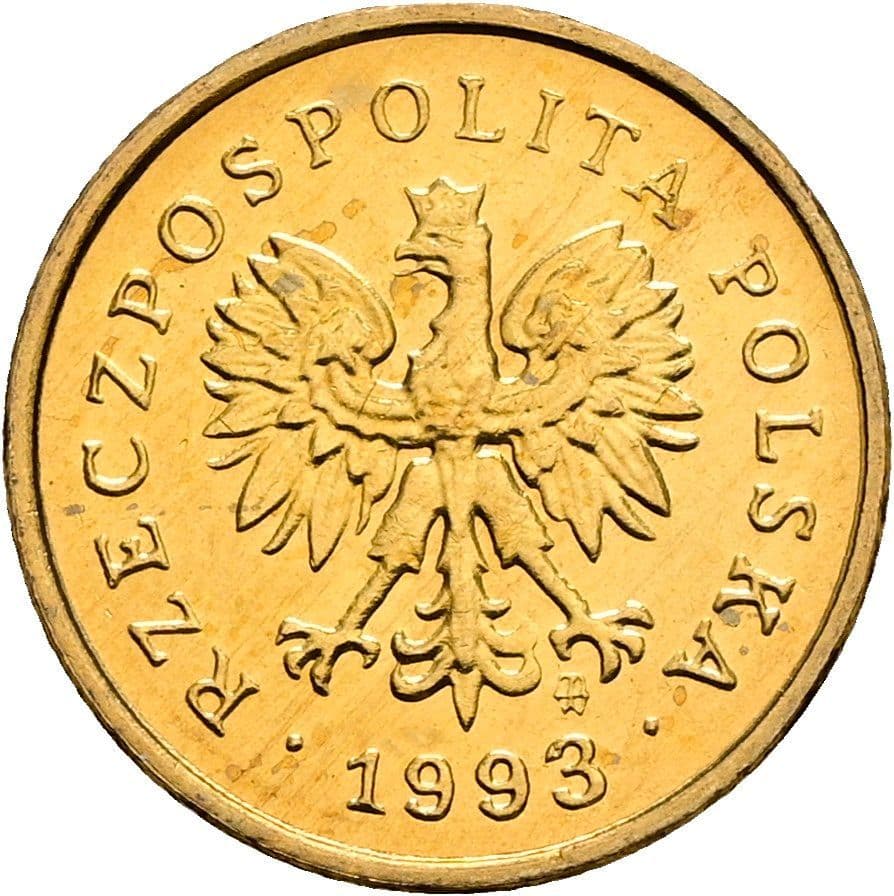 1 Grosz 1993 – Rückseite