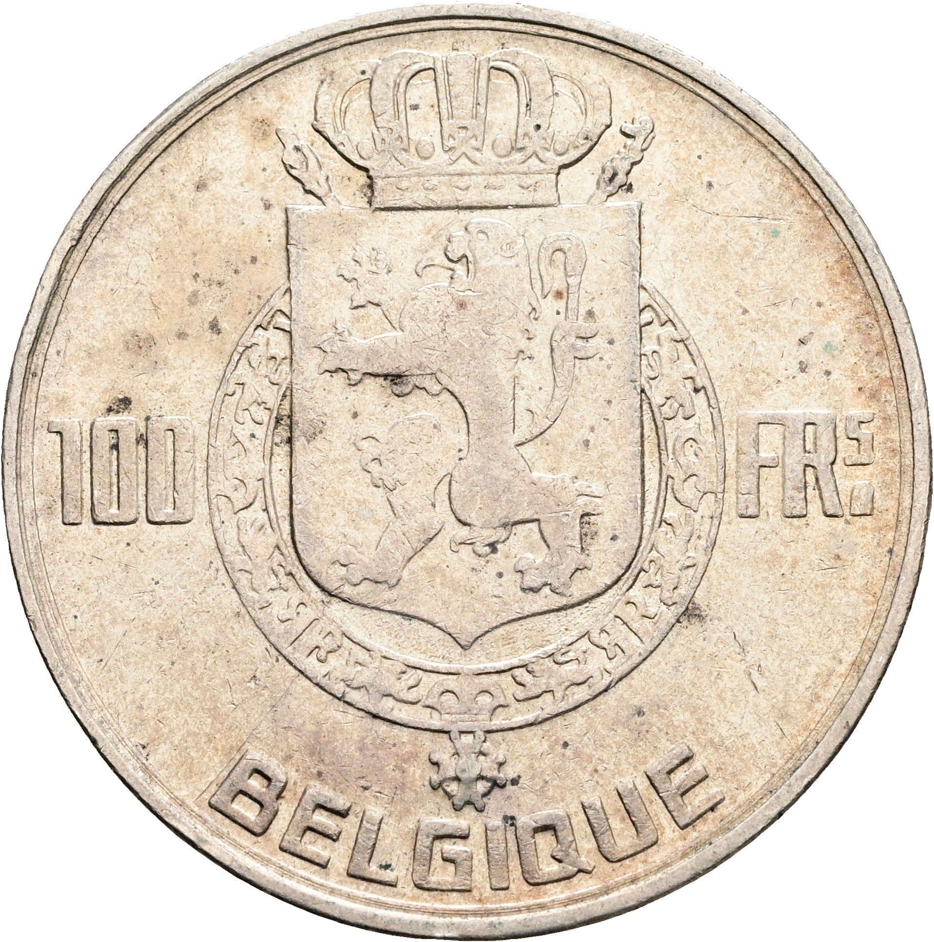 100 Francs 1948 – Rückseite