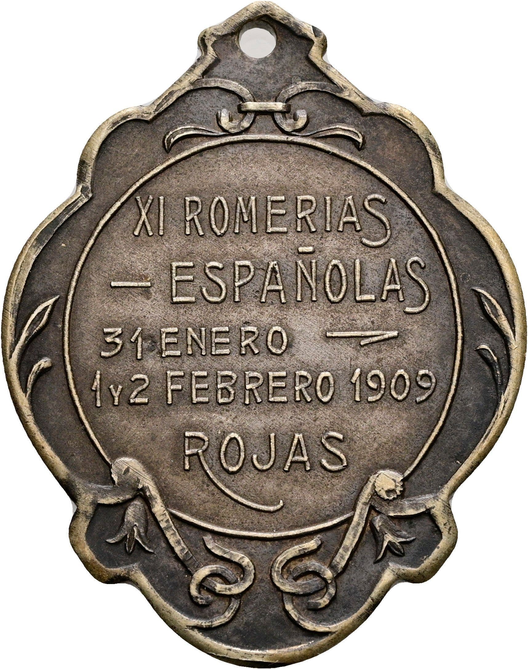 Wallfahrtsmedaille 1909 – Vorderseite
