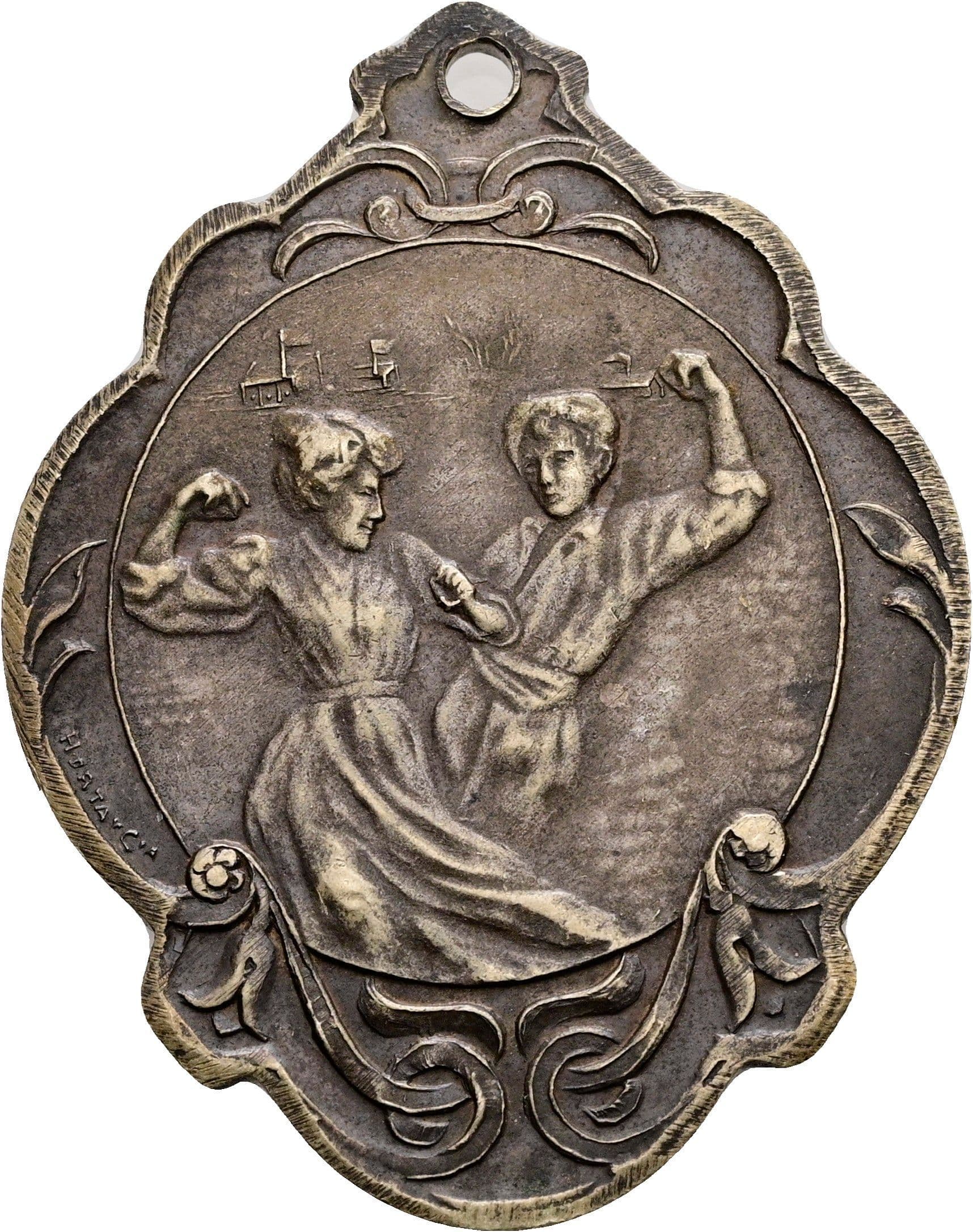 Wallfahrtsmedaille 1909 – Rückseite