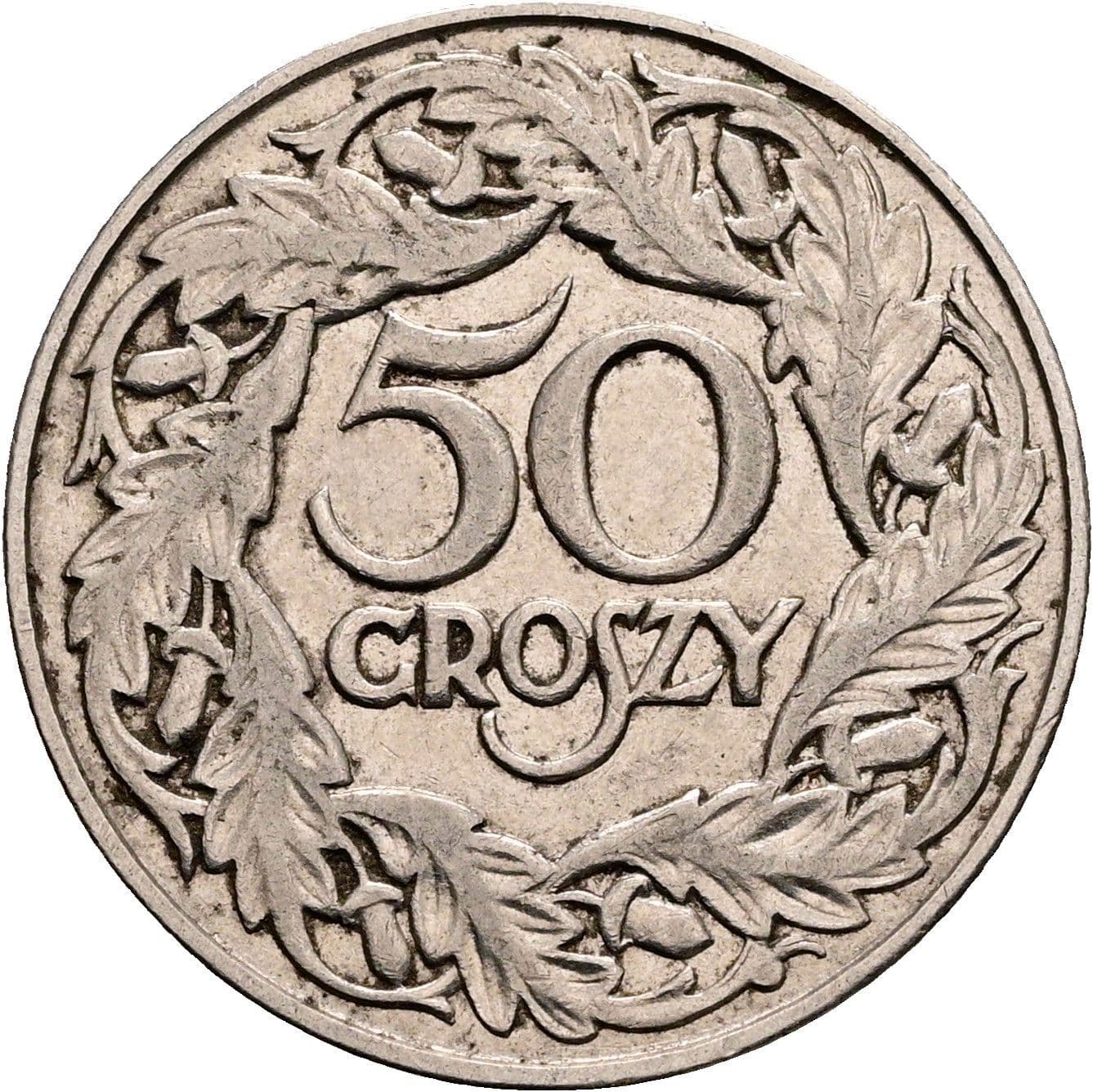 50 Groszy 1923 – Vorderseite