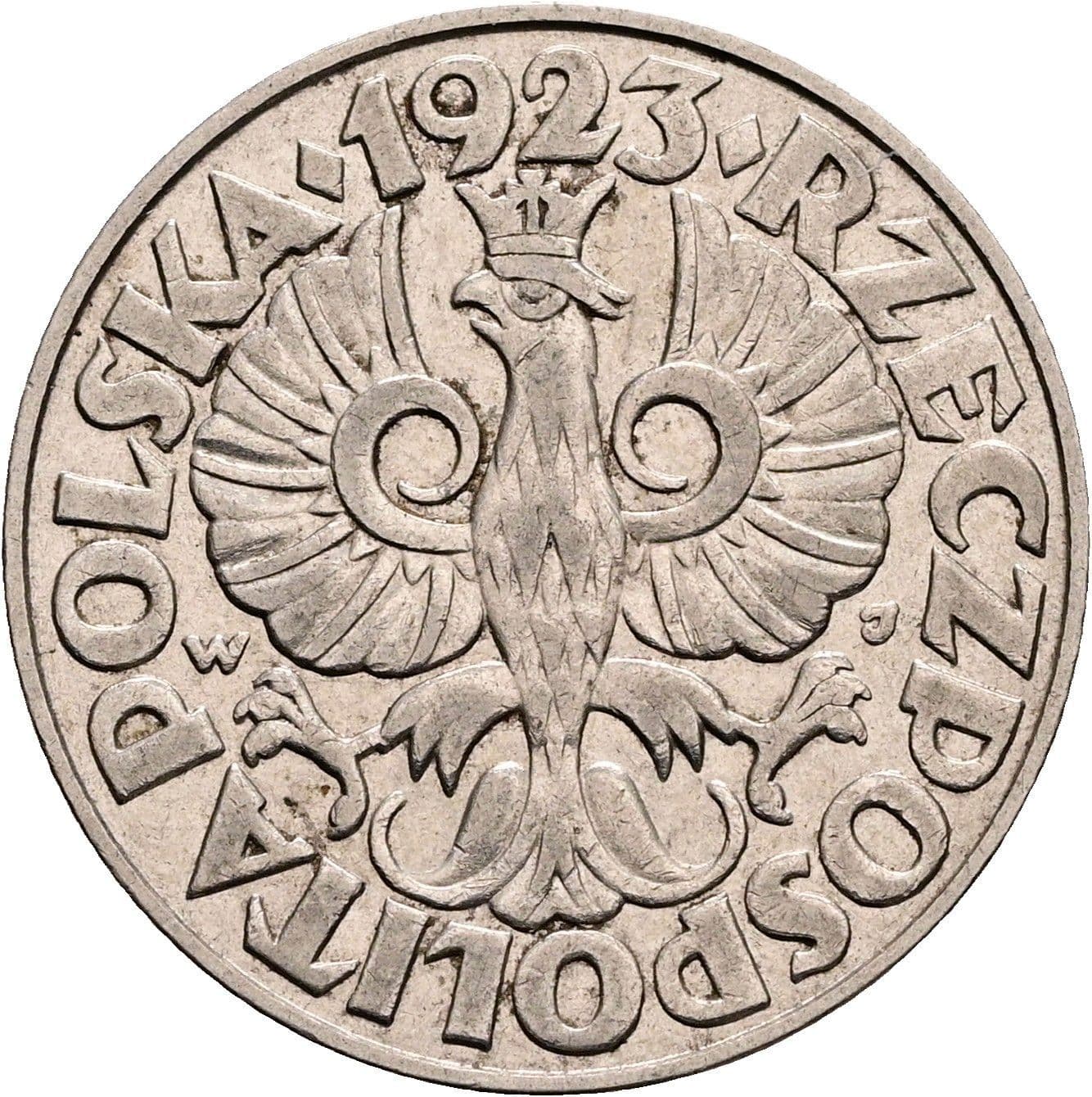 50 Groszy 1923 – Rückseite