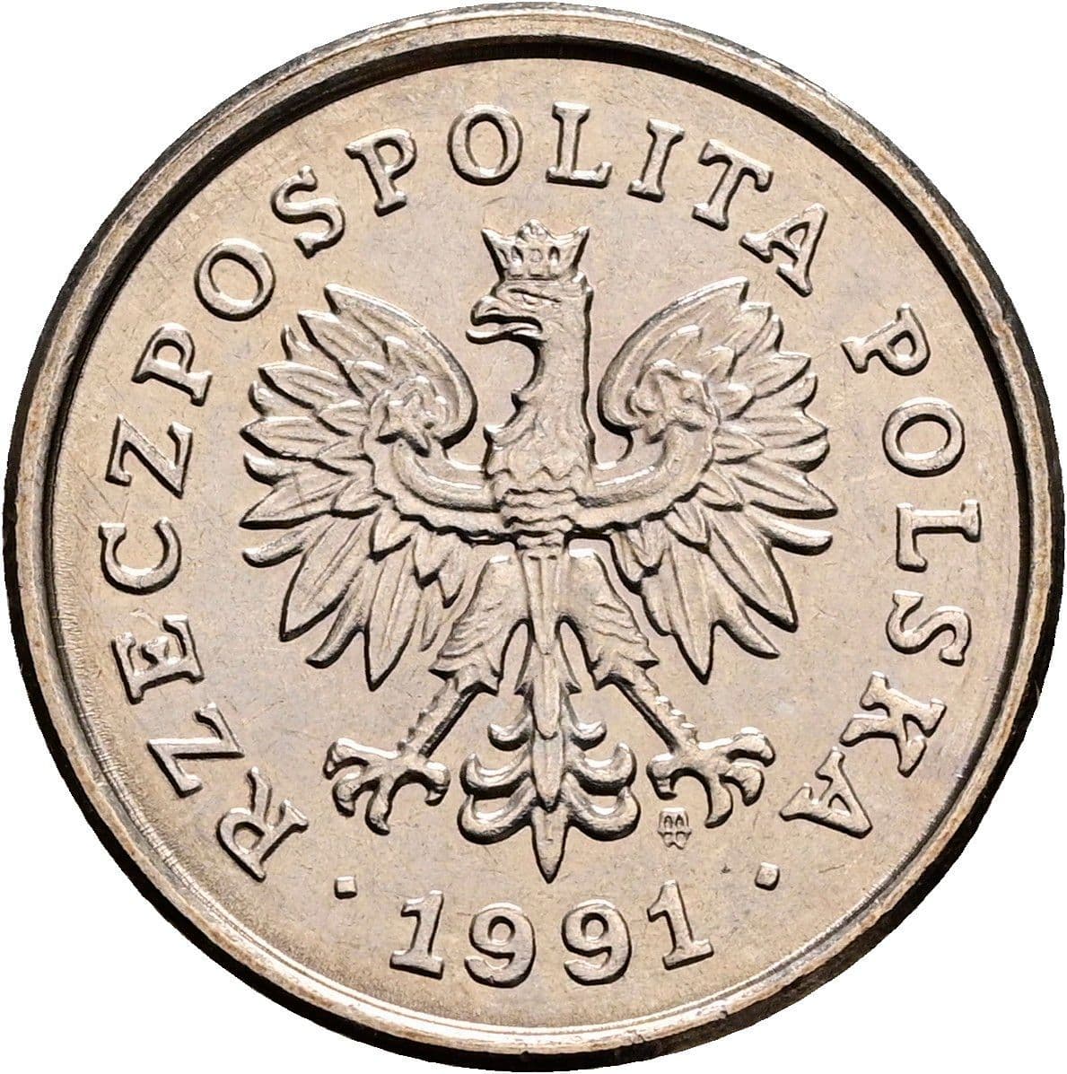 50 Groszy 1991 – Rückseite