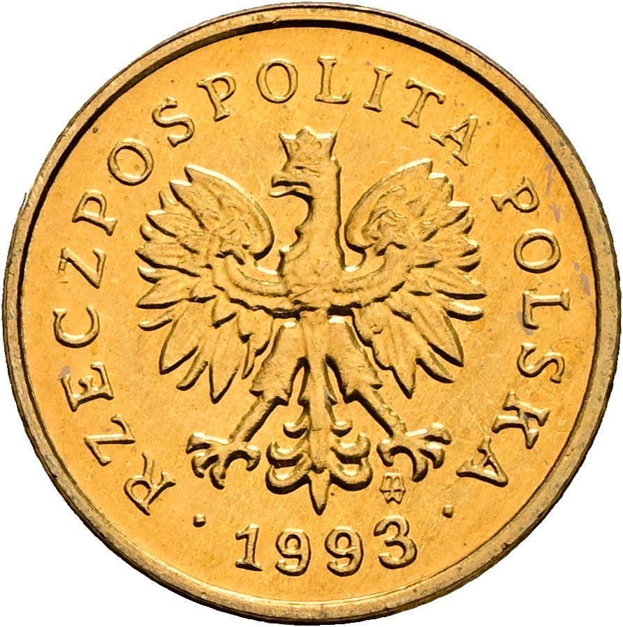 1 Grosz 1993 – Rückseite