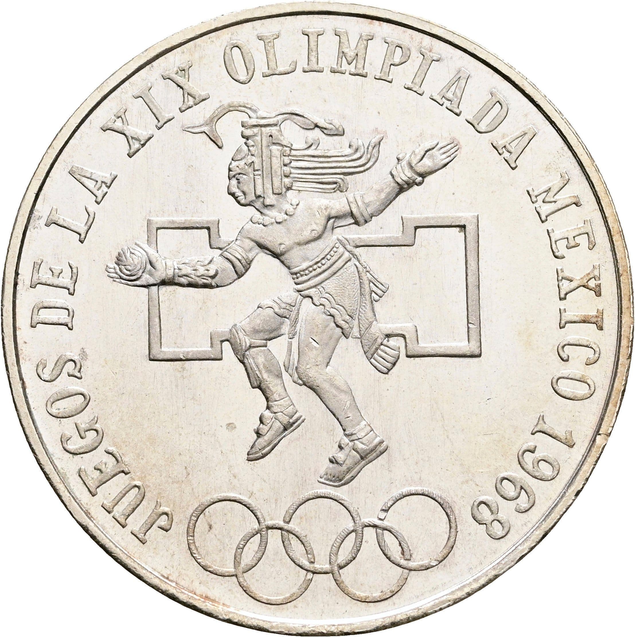 25 Pesos 1968 – Rückseite
