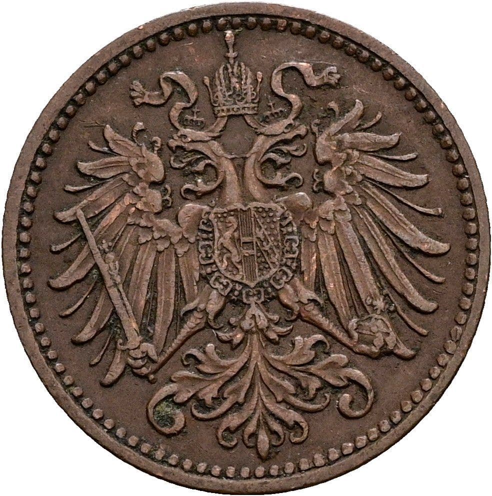 1 Heller Franz Joseph I. 1848-1916 1909 – Rückseite