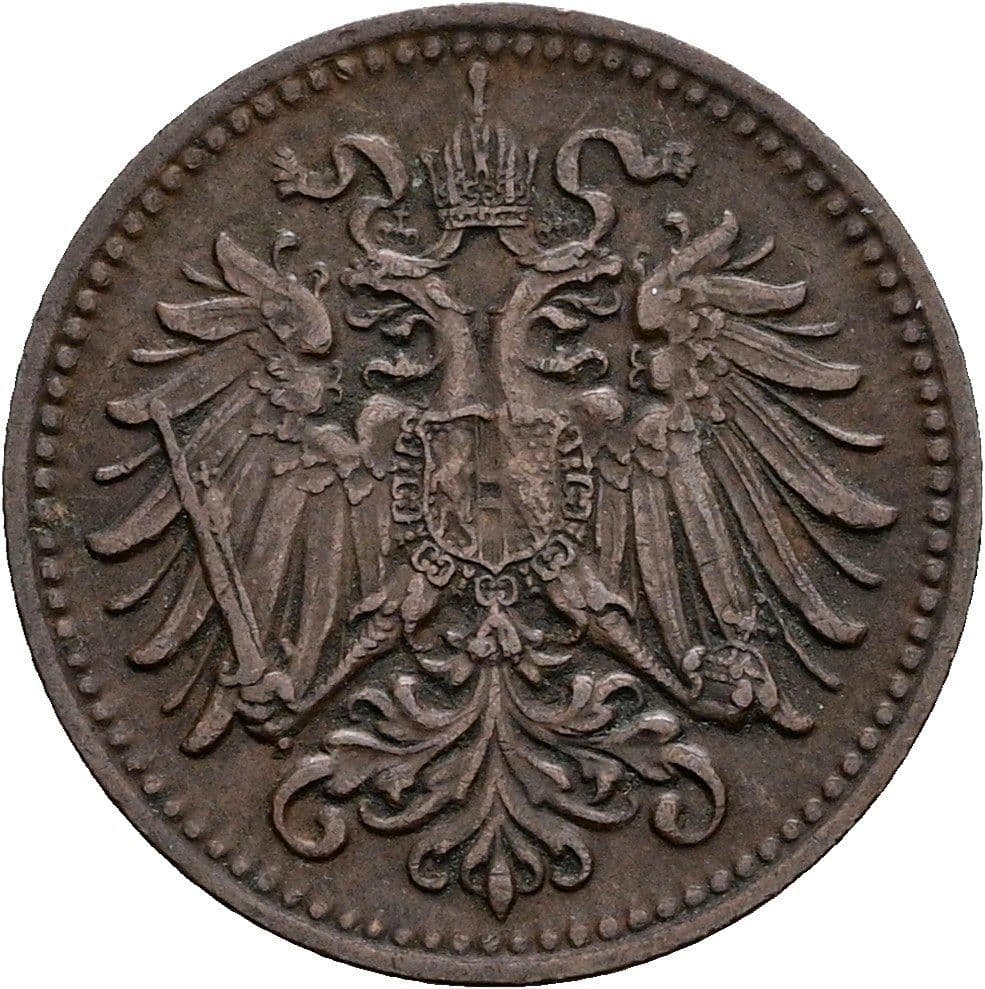 1 Heller Franz Joseph I. 1848-1916 1901 – Rückseite