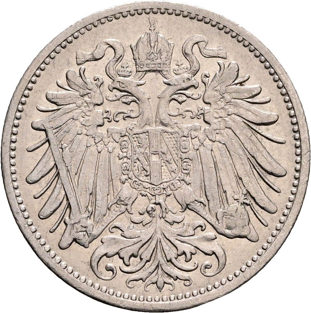 20 Heller Franz Joseph I. 1848-1916 1911 – Rückseite