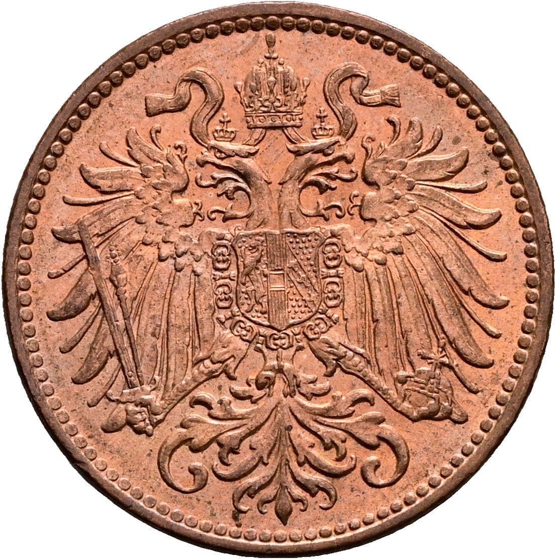 2 Heller Franz Joseph I. 1848-1916 1914 – Rückseite
