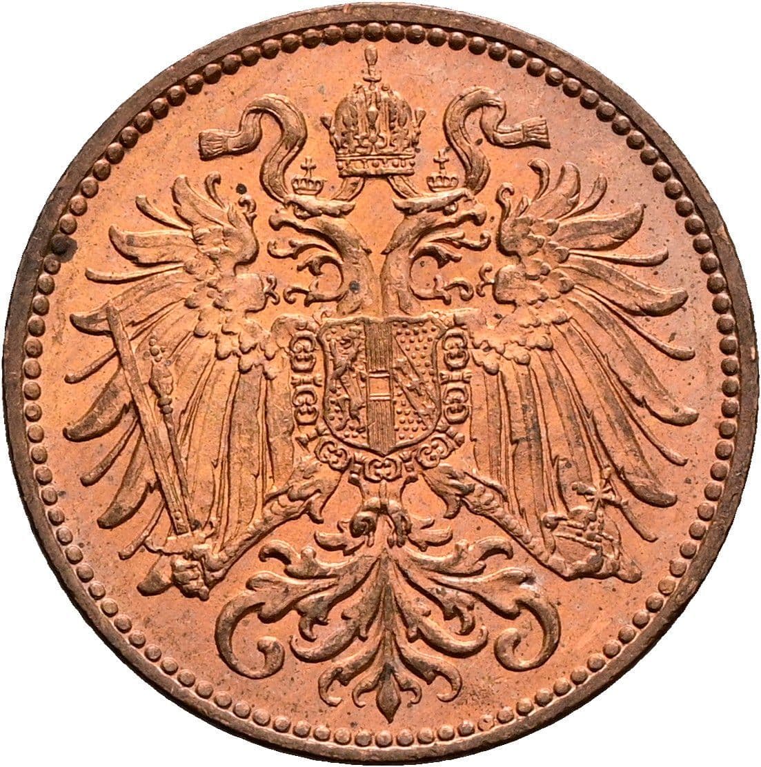 2 Heller Franz Joseph I. 1848-1916 1914 – Rückseite