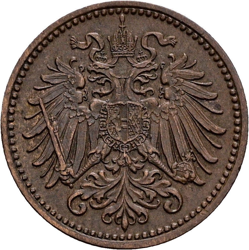 1 Heller Franz Joseph I. 1848-1916 1910 – Rückseite