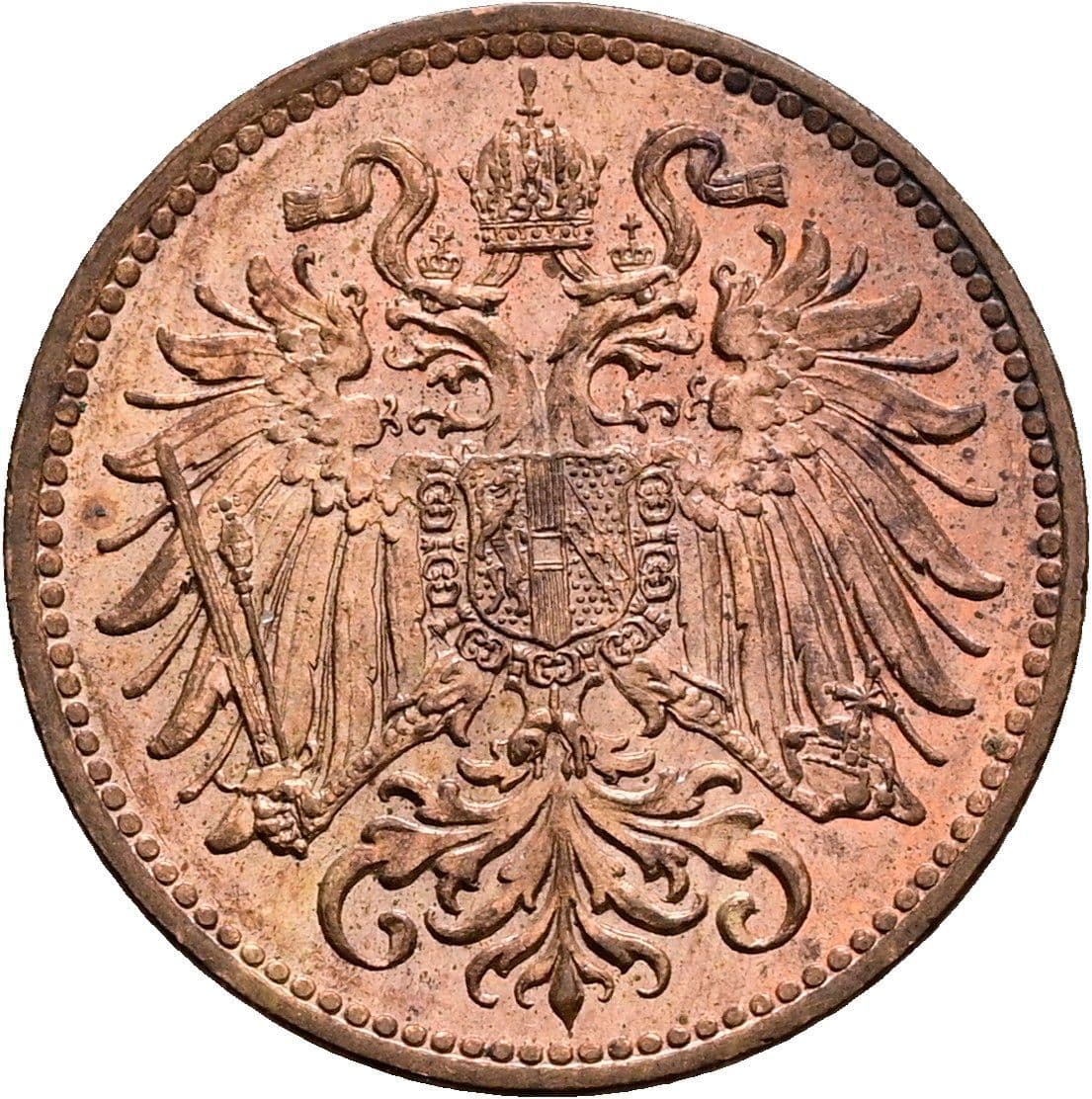 2 Heller Franz Joseph I. 1848-1916 1914 – Rückseite