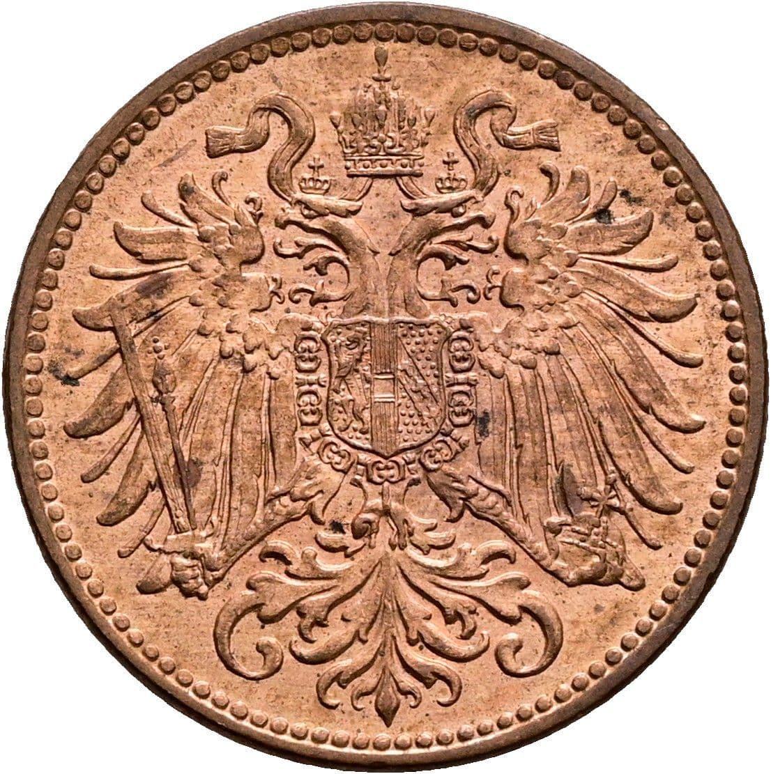 2 Heller Franz Joseph I. 1848-1916 1914 – Rückseite