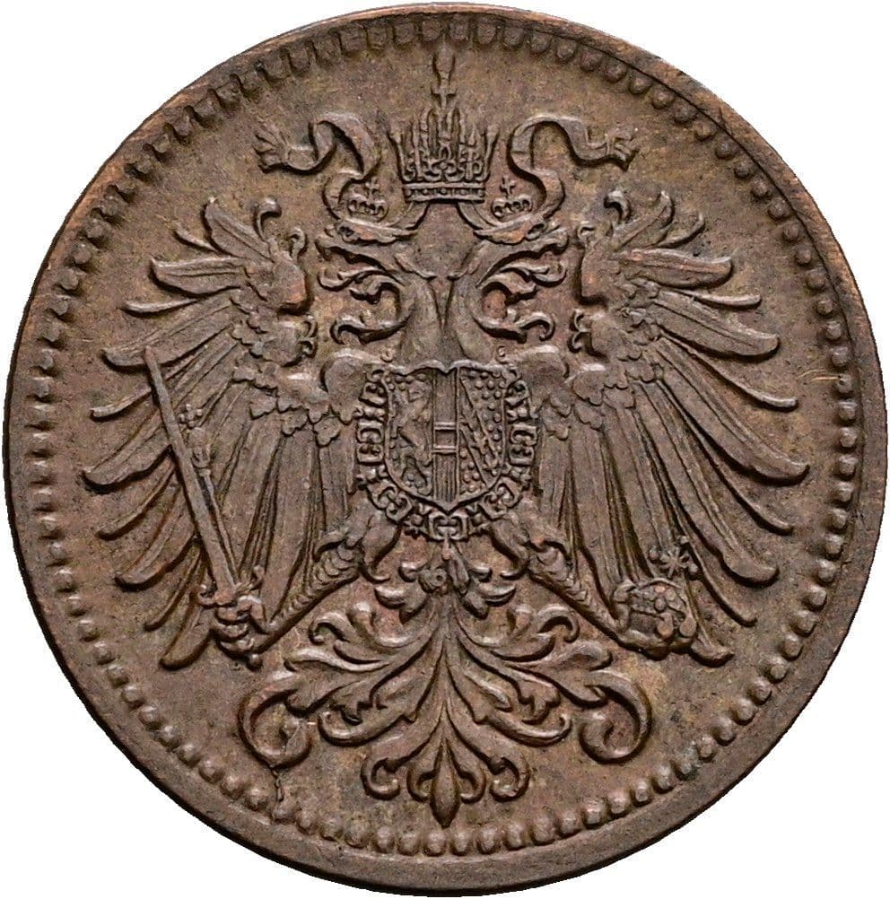 1 Heller Franz Joseph I. 1848-1916 1915 – Rückseite