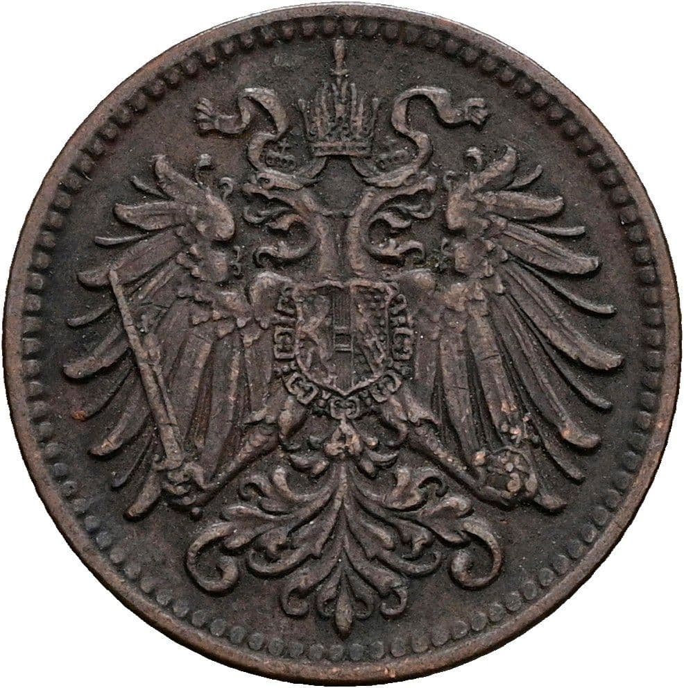 1 Heller Franz Joseph I. 1848-1916 1909 – Rückseite