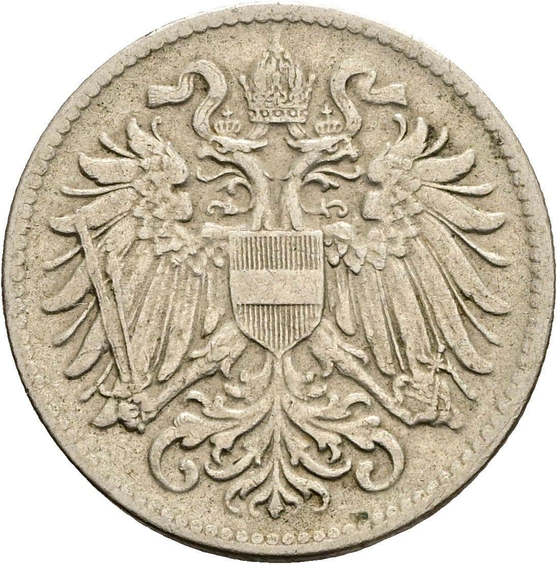 10 Heller Franz Joseph I. 1848-1916 1916 – Rückseite