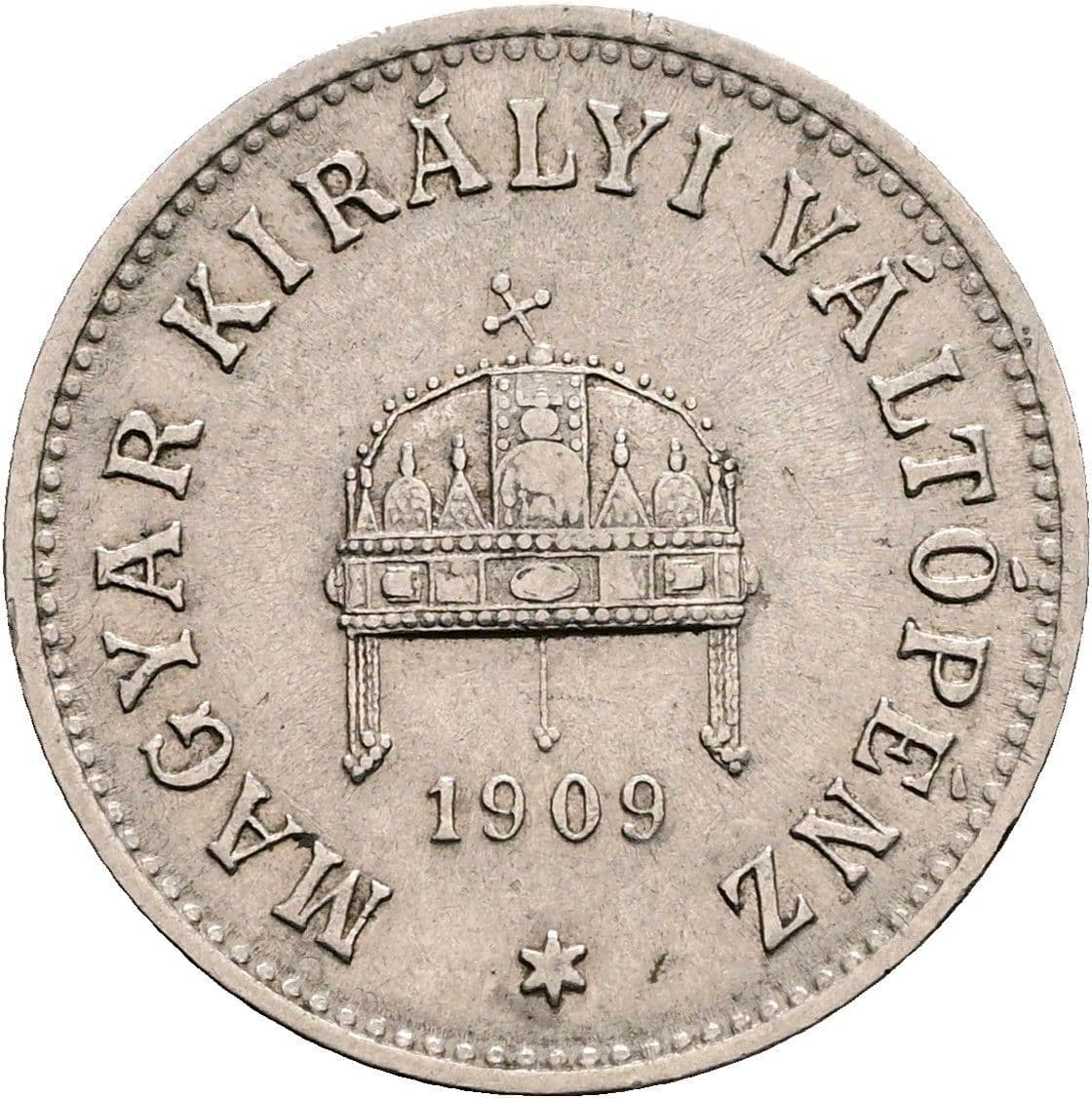 10 Filler Franz Joseph I. 1848-1916 1909 KB – Rückseite