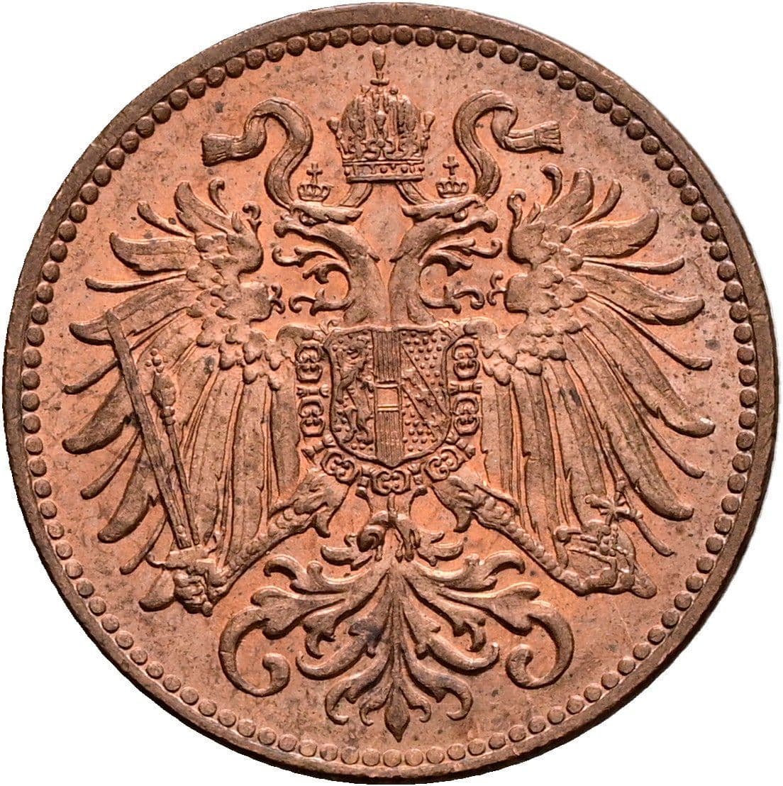 2 Heller Franz Joseph I. 1848-1916 1914 – Rückseite