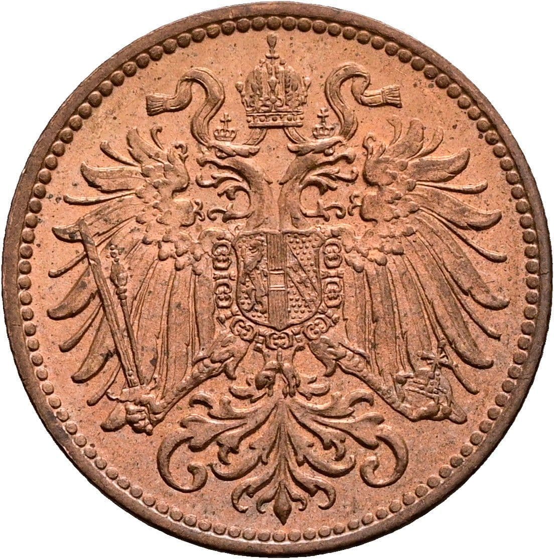 2 Heller Franz Joseph I. 1848-1916 1914 – Rückseite