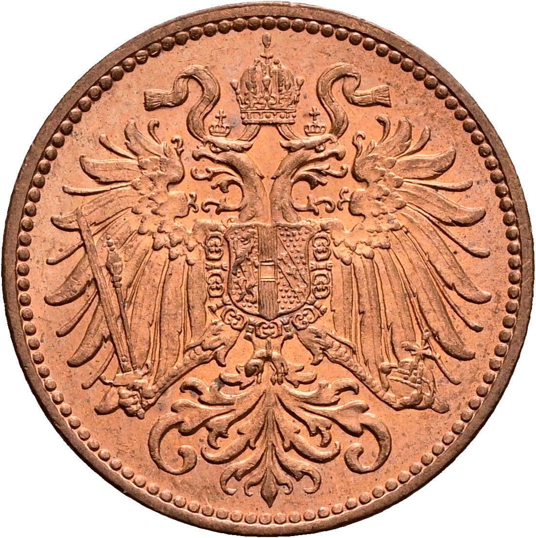 2 Heller Franz Joseph I. 1848-1916 1914 – Rückseite