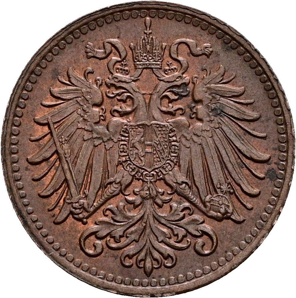 1 Heller Franz Joseph I. 1848-1916 1910 – Rückseite