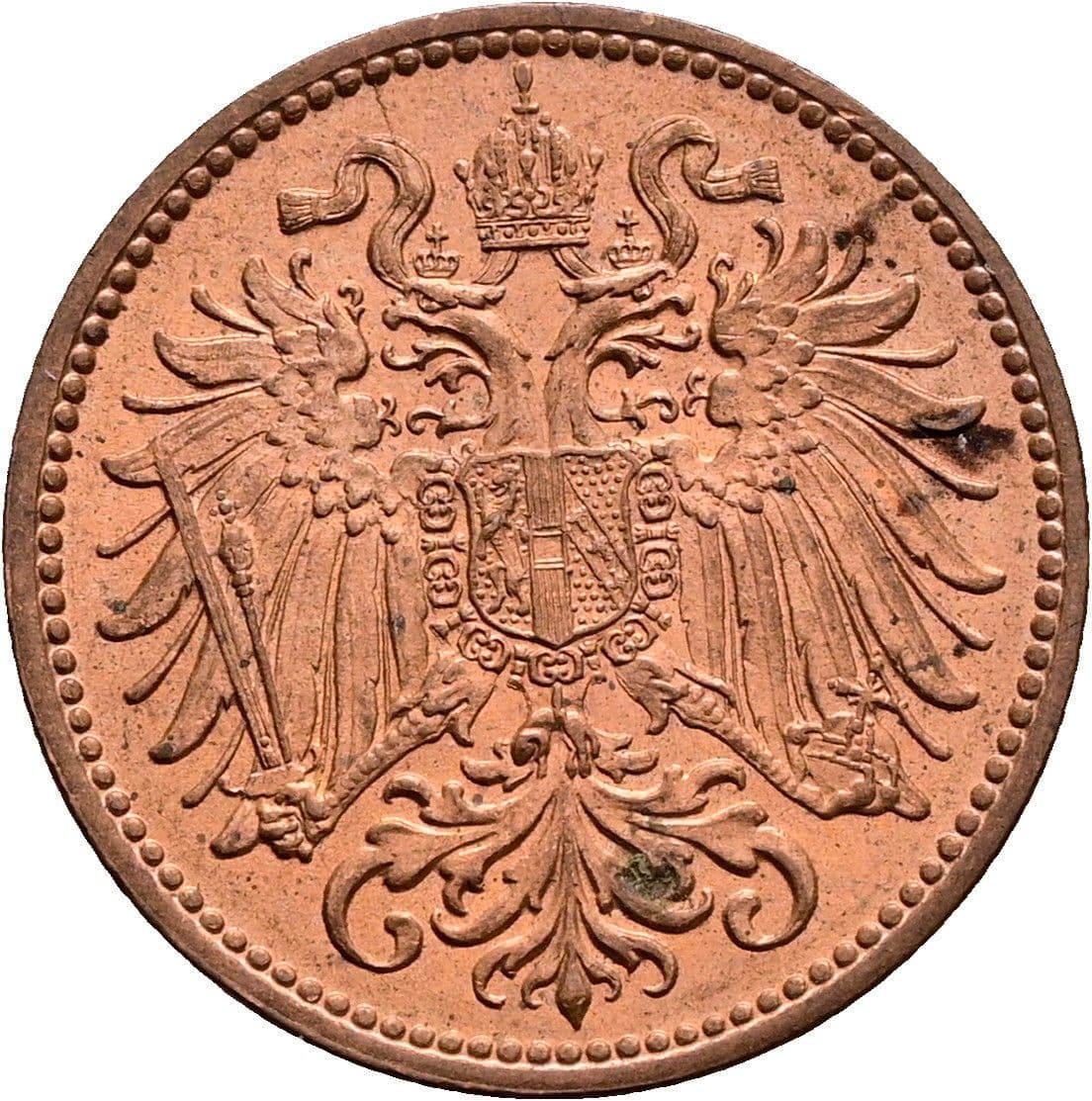 2 Heller Franz Joseph I. 1848-1916 1914 – Rückseite