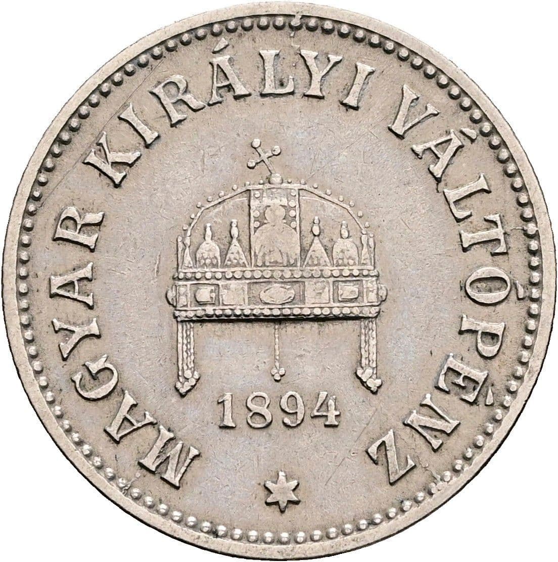 10 Filler Franz Joseph I. 1848-1916 1894 KB – Rückseite