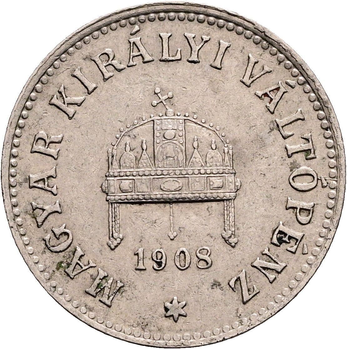10 Filler Franz Joseph I. 1848-1916 1908 KB – Rückseite