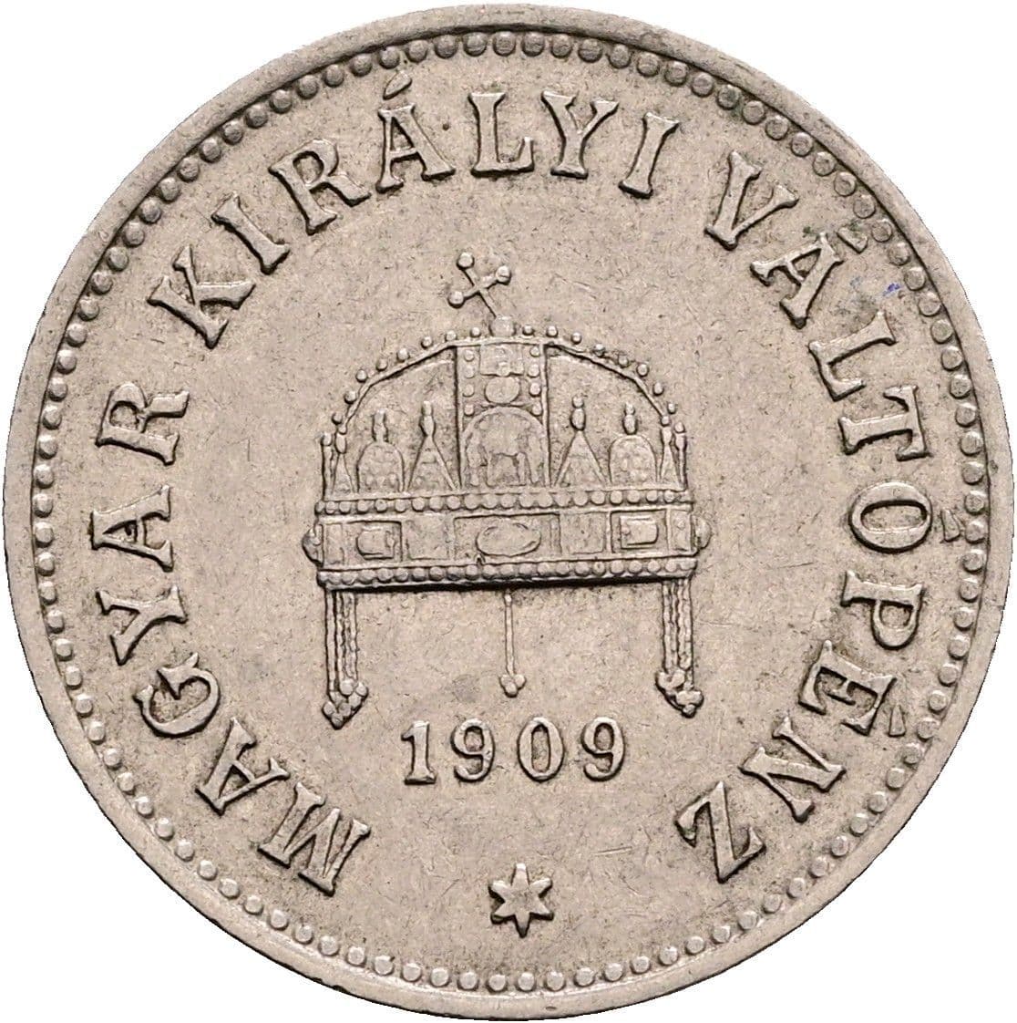 10 Filler Franz Joseph I. 1848-1916 1909 KB – Rückseite