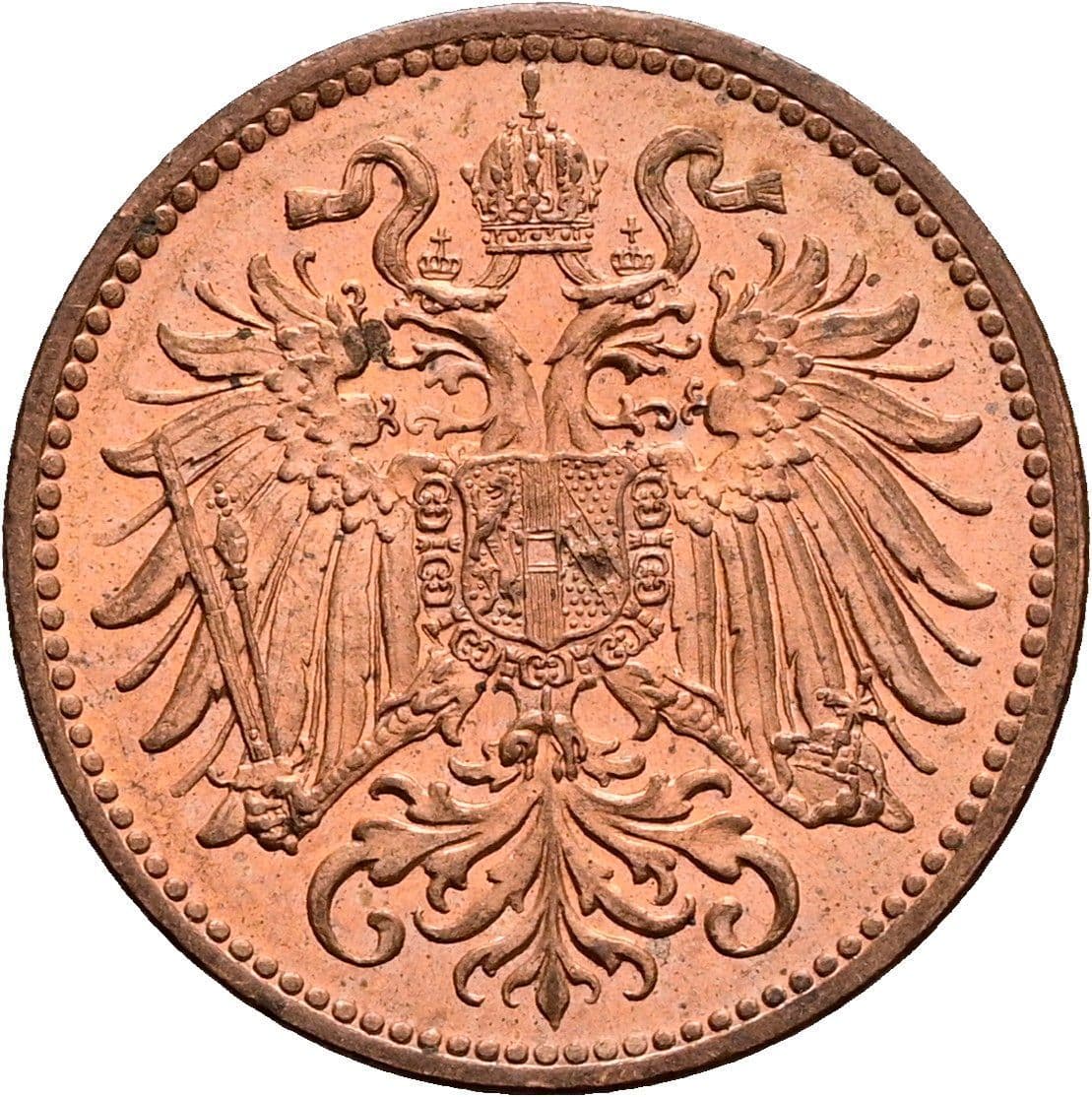 2 Heller Franz Joseph I. 1848-1916 1914 – Rückseite