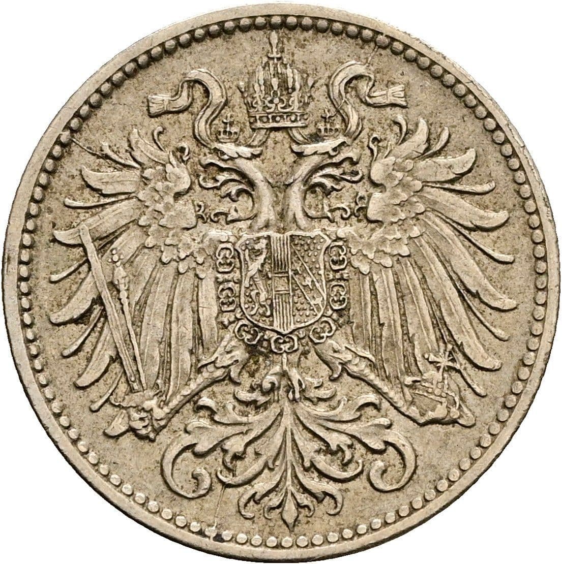 10 Heller Franz Joseph I. 1848-1916 1916 – Rückseite