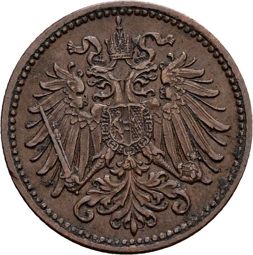 1 Heller Franz Joseph I. 1848-1916 1914 – Rückseite