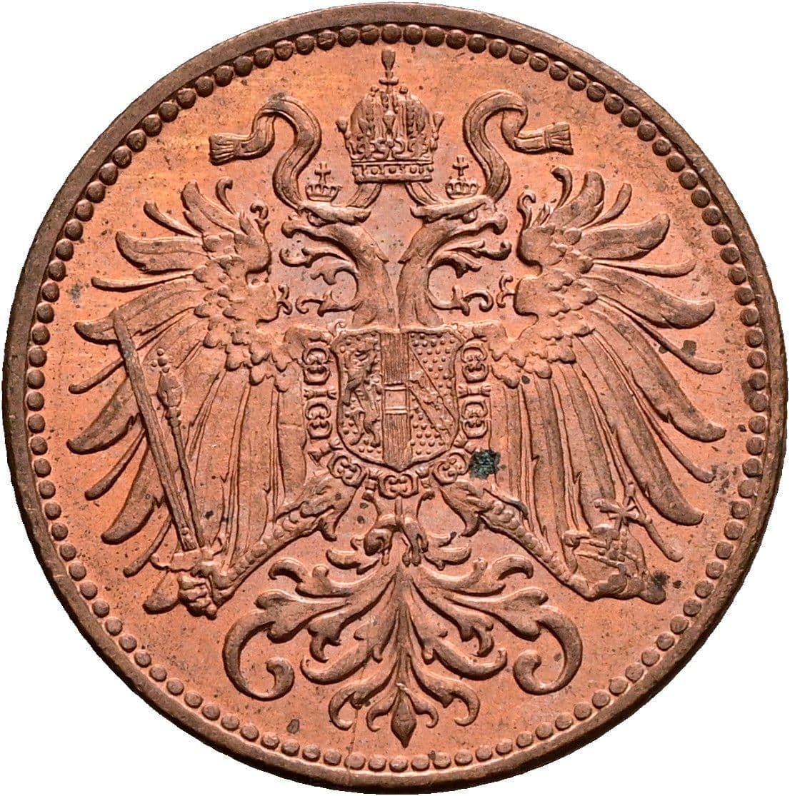 2 Heller Franz Joseph I. 1848-1916 1914 – Rückseite