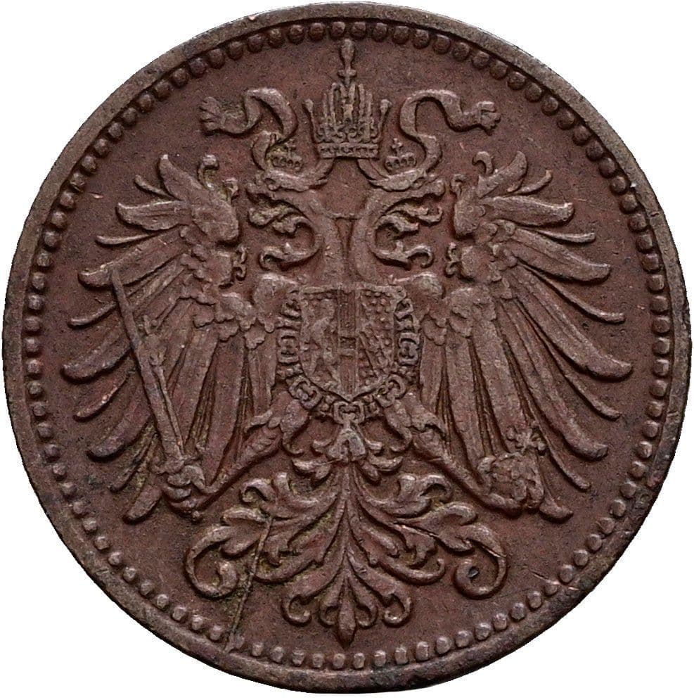 1 Heller Franz Joseph I. 1848-1916 1912 – Rückseite