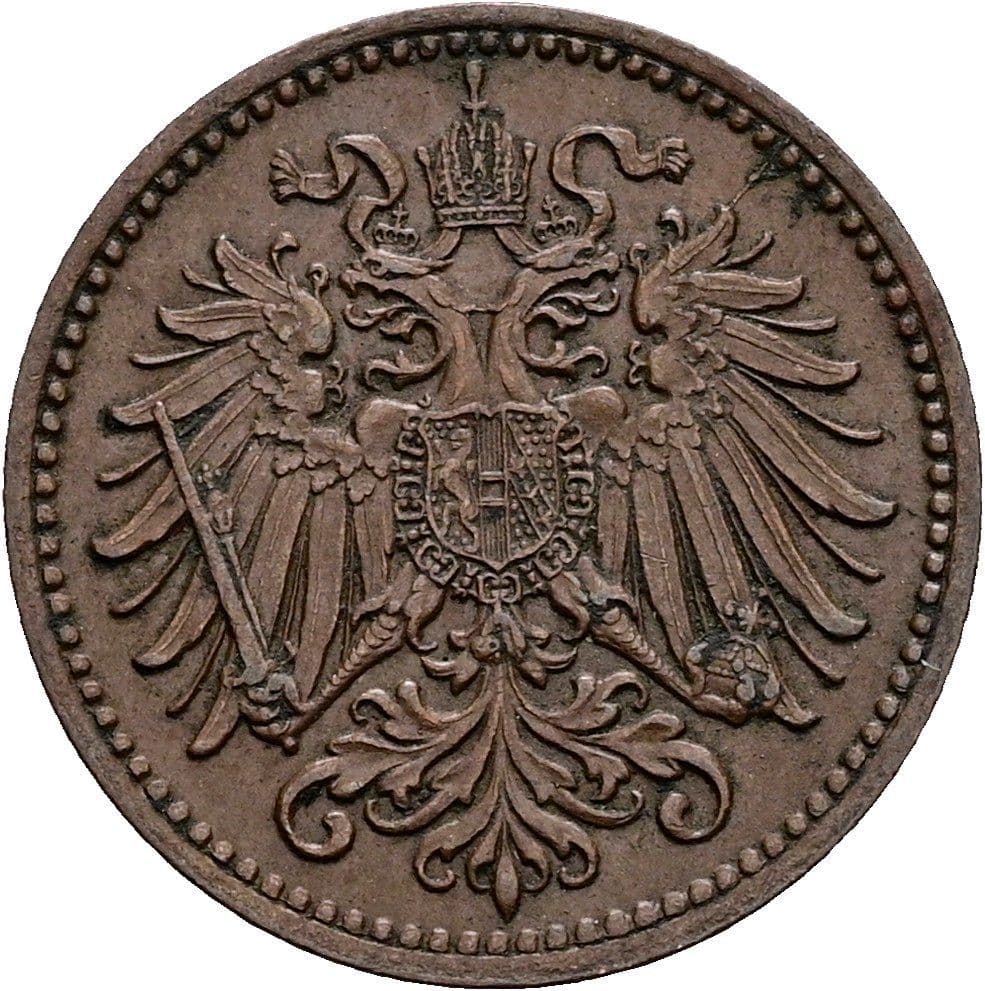 1 Heller Franz Joseph I. 1848-1916 1911 – Rückseite