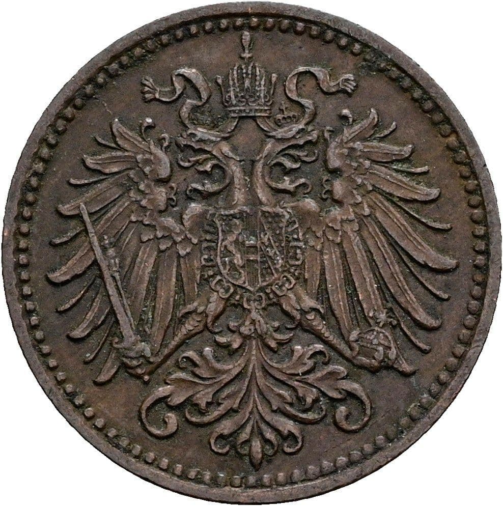 1 Heller Franz Joseph I. 1848-1916 1901 – Rückseite