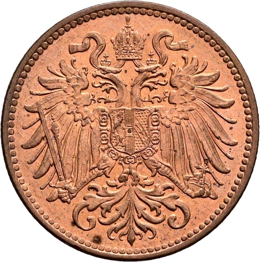 2 Heller Franz Joseph I. 1848-1916 1914 – Rückseite