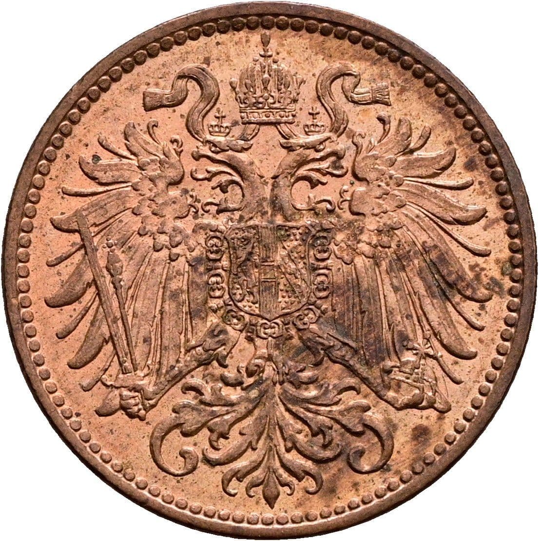 2 Heller Franz Joseph I. 1848-1916 1914 – Rückseite