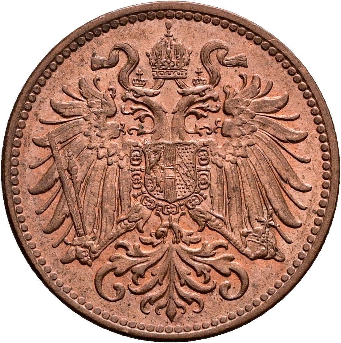 2 Heller Franz Joseph I. 1848-1916 1914 – Rückseite