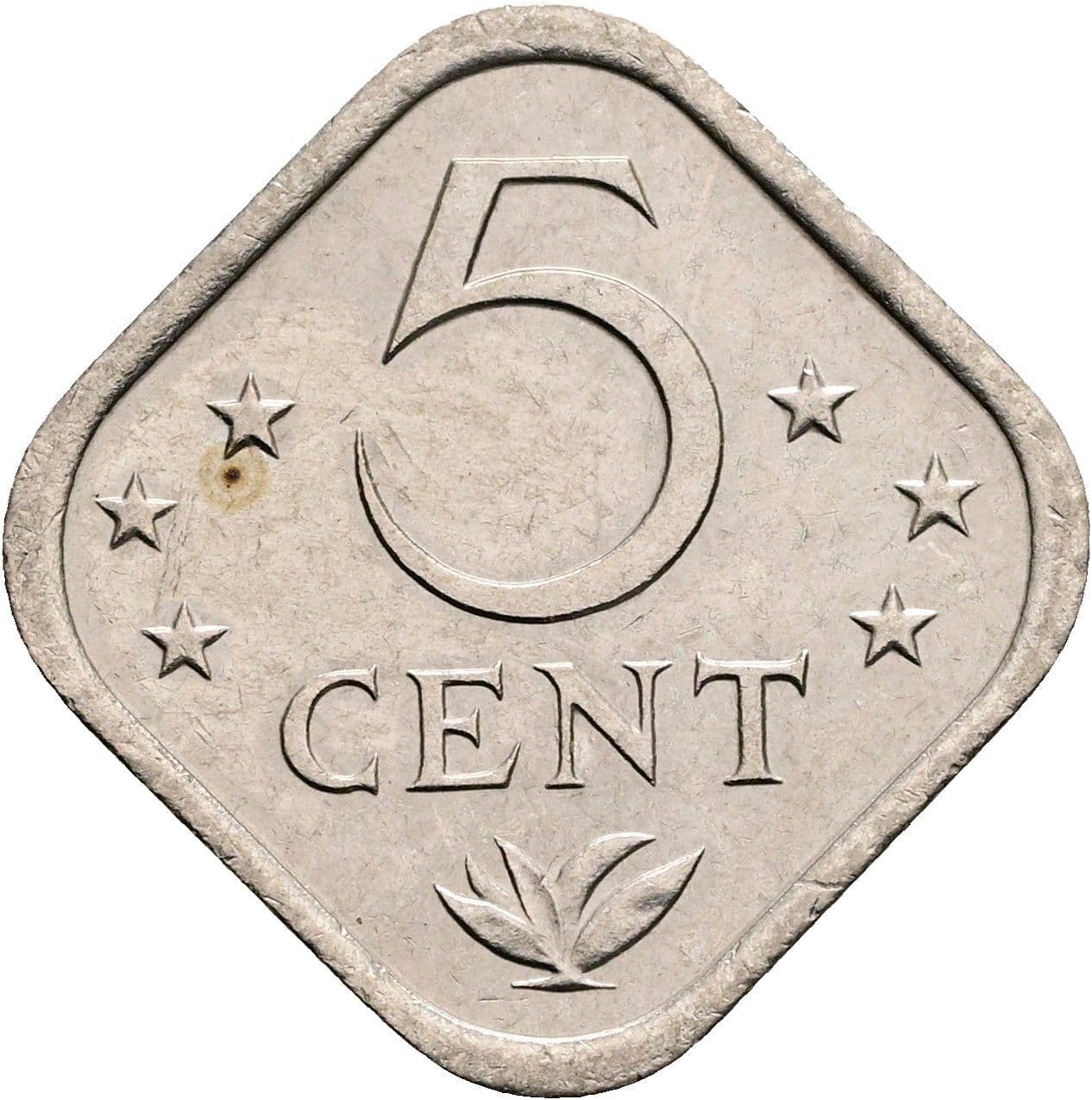 5 Cent 1983 – Vorderseite