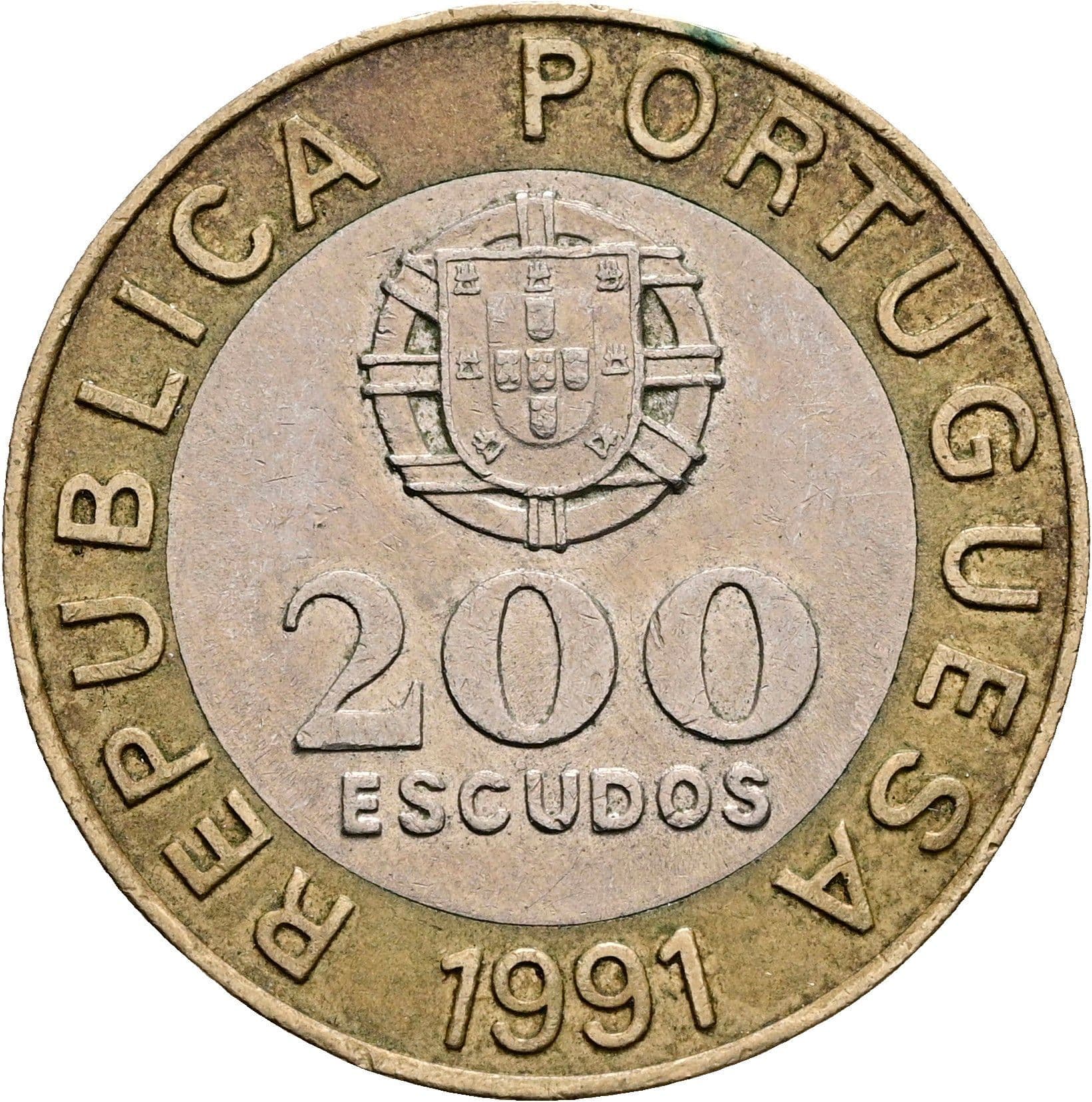 200 Escudos 1991 – Vorderseite