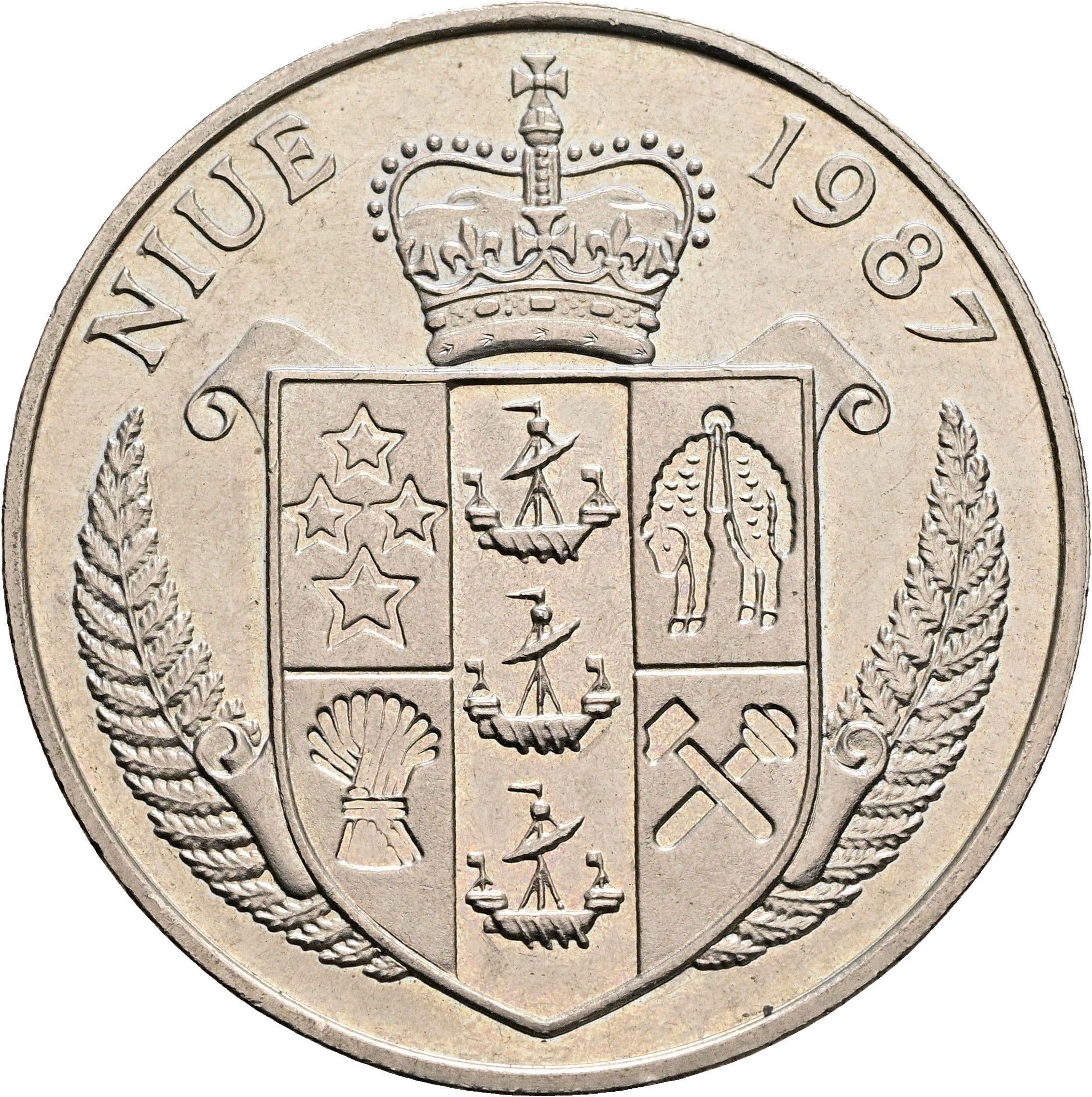 5 Dollars 1987 – Rückseite
