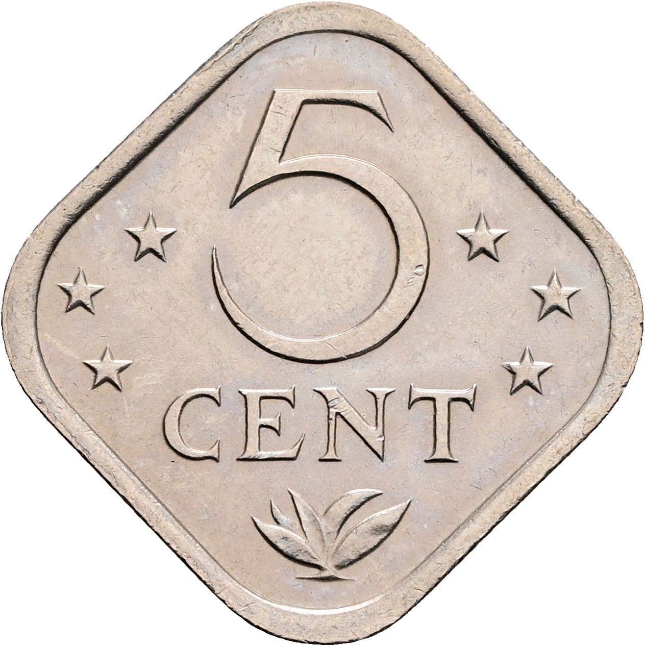 5 Cent 1979 – Vorderseite