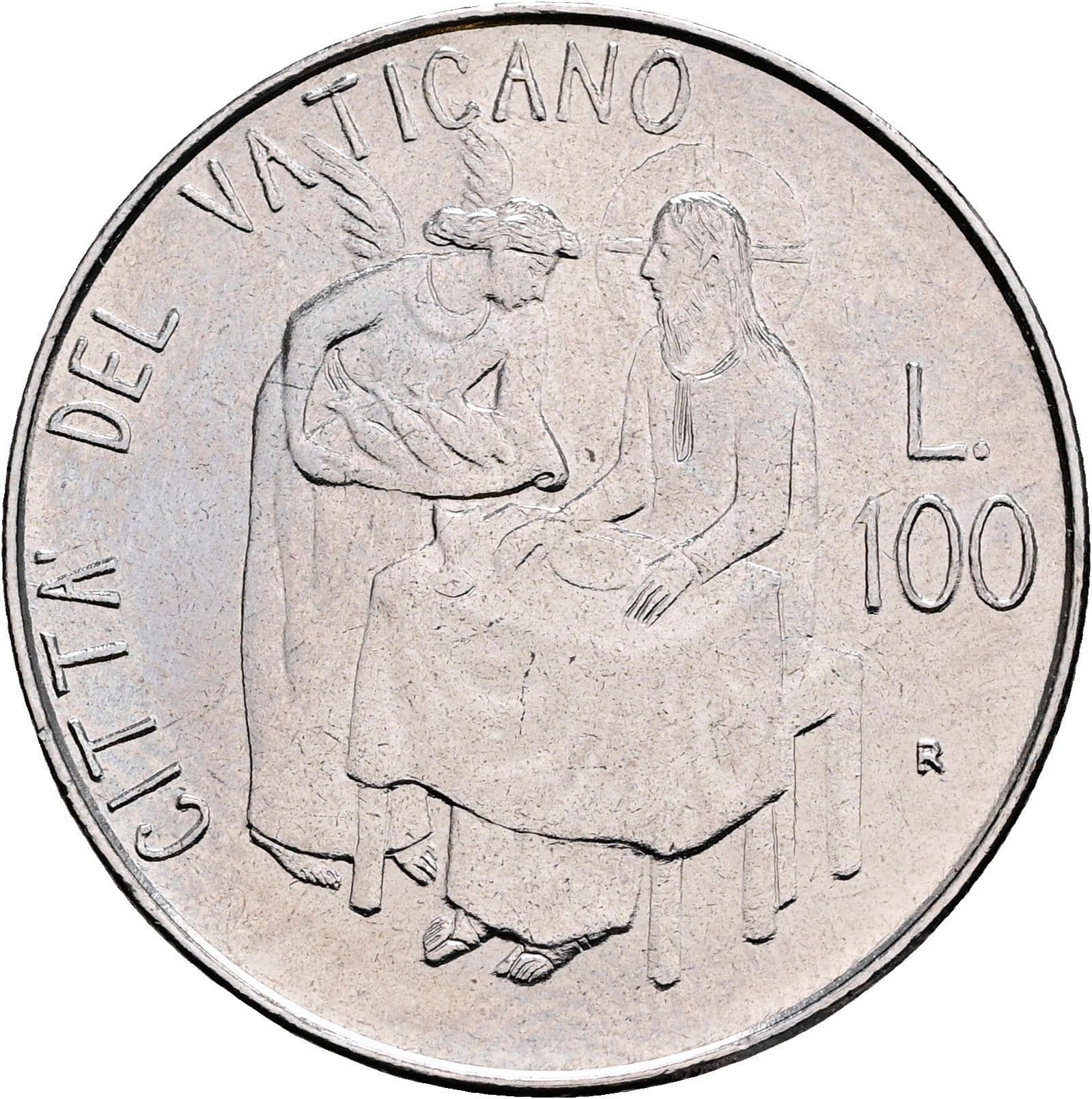 100 Lire Papst Johannes Paul II. 1978-2005 3/1981 – Rückseite